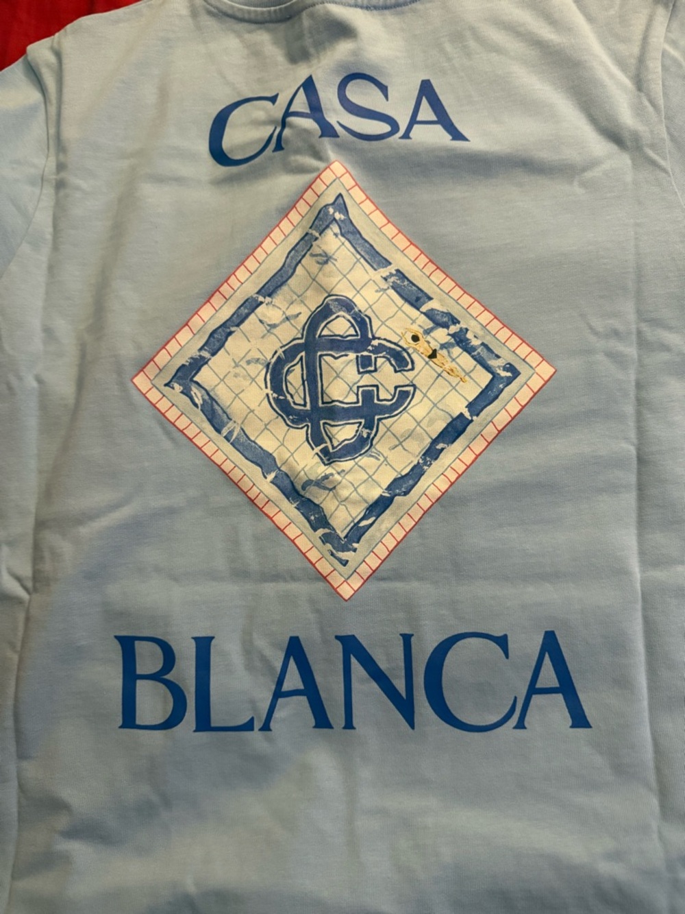 Casa Blanca Men's Short Sleeve Graphic Tee - Light Blue